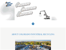 Tablet Screenshot of coloradoindustrialrecycling.com